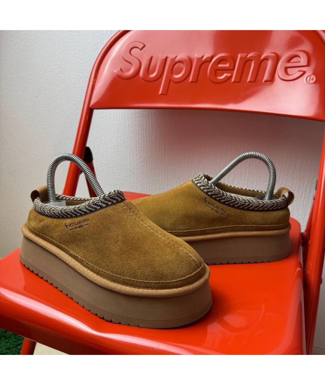 UGG AUSTRALIA Коричневые замшевые ботинки, фото 2