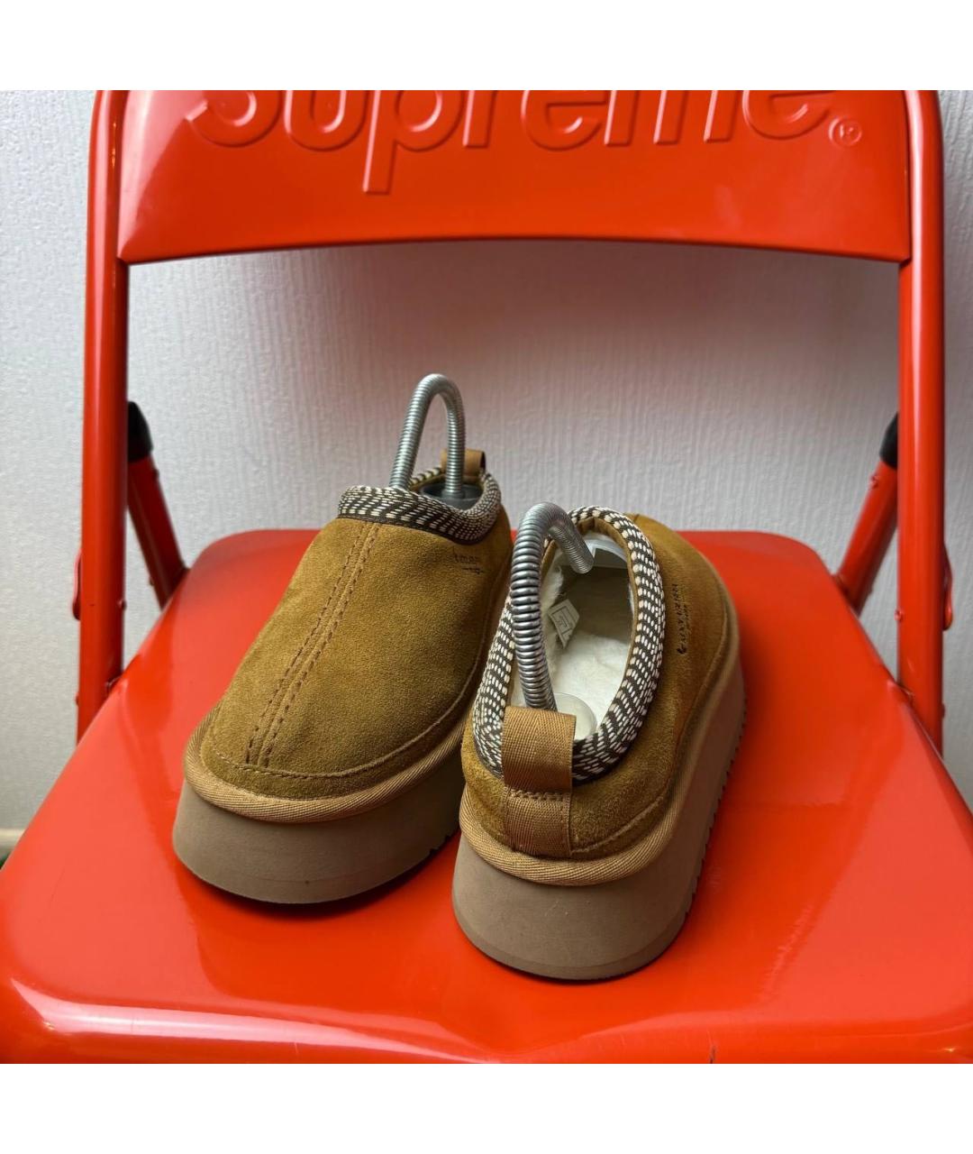 UGG AUSTRALIA Коричневые замшевые ботинки, фото 5