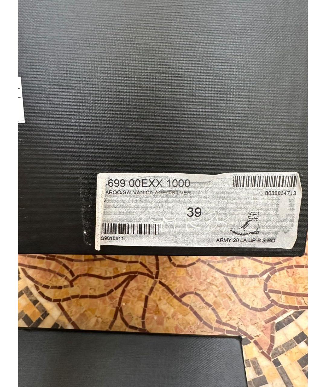 SAINT LAURENT Черные кожаные ботинки, фото 4