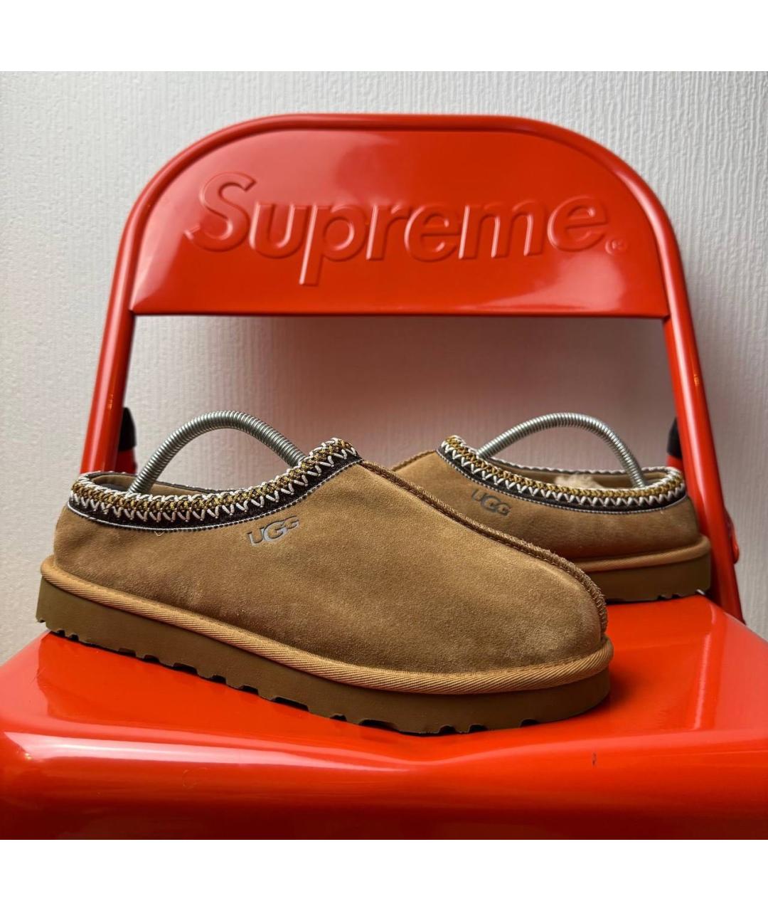 UGG AUSTRALIA Коричневые замшевые низкие ботинки, фото 6