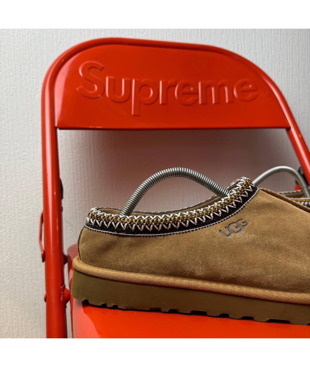 UGG AUSTRALIA Коричневые замшевые низкие ботинки, фото 3