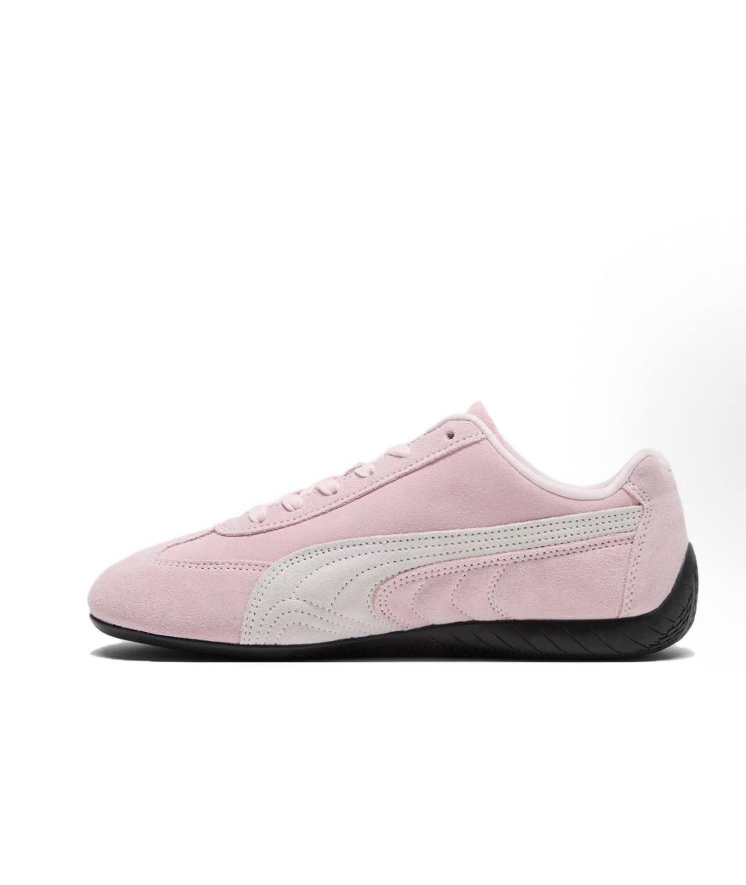 PUMA Розовые замшевые кроссовки, фото 2