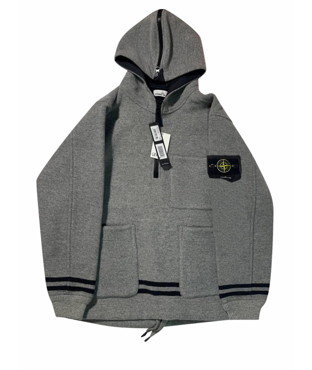 STONE ISLAND Серая шерстяная куртка, фото 1