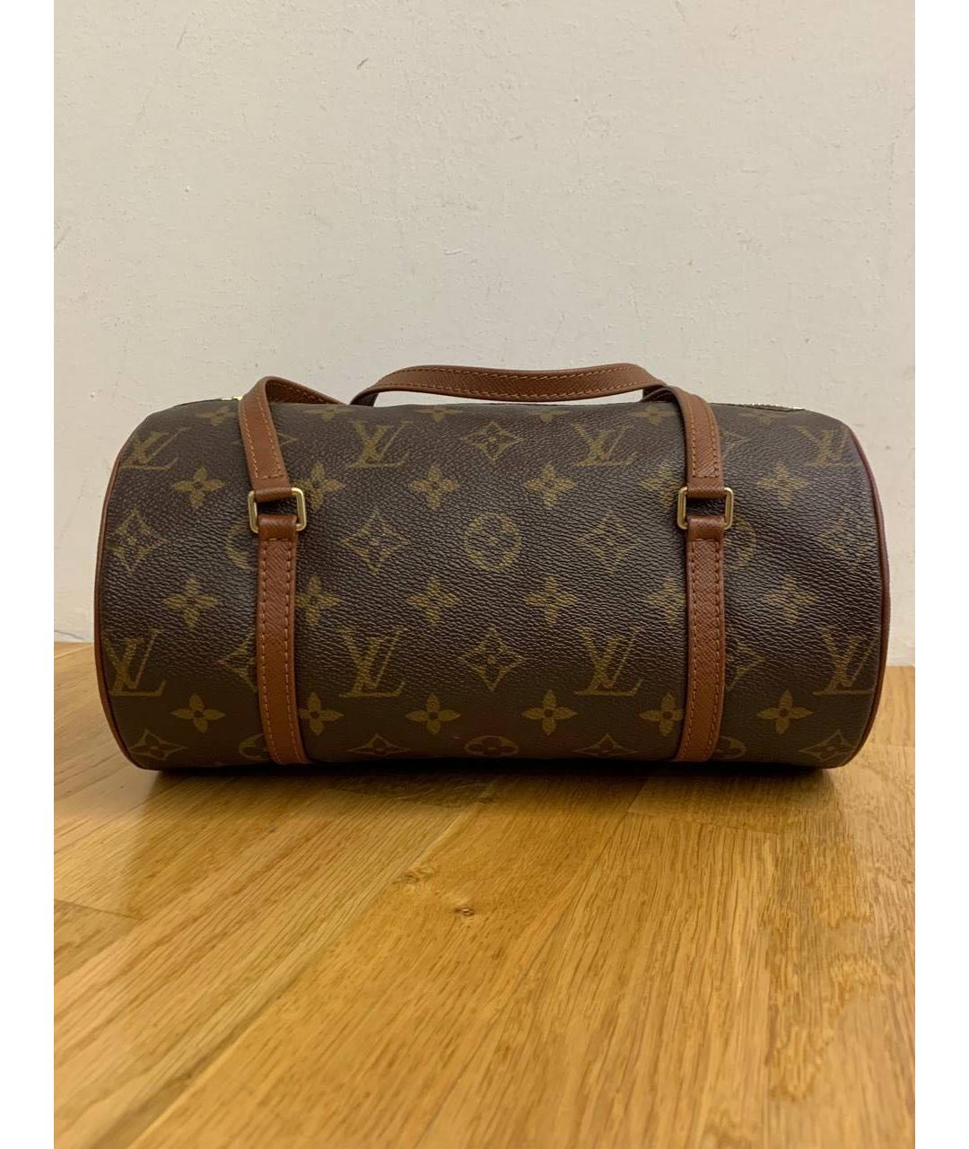 LOUIS VUITTON Коричневая сумка с короткими ручками, фото 3