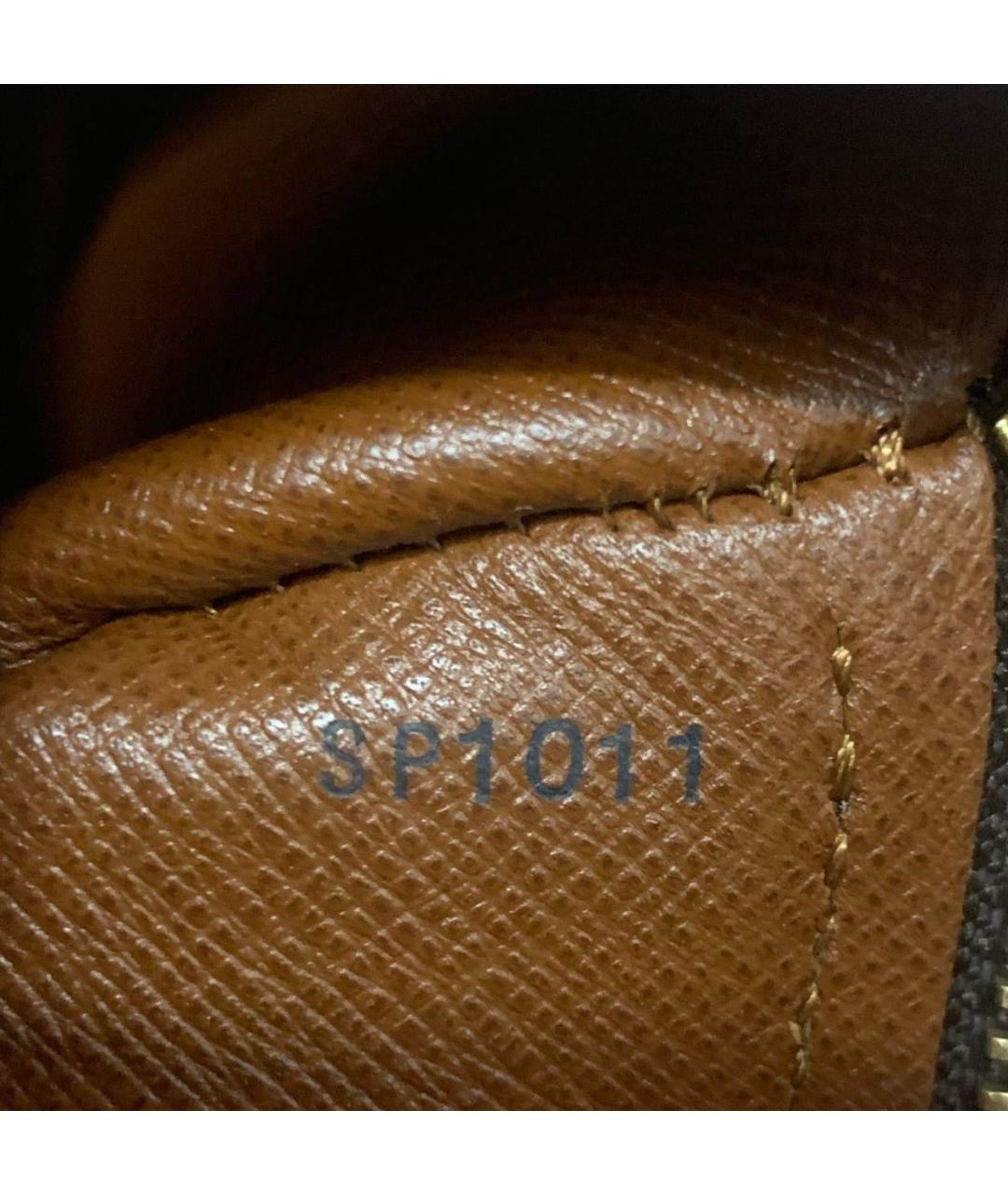 LOUIS VUITTON Коричневая сумка с короткими ручками, фото 5