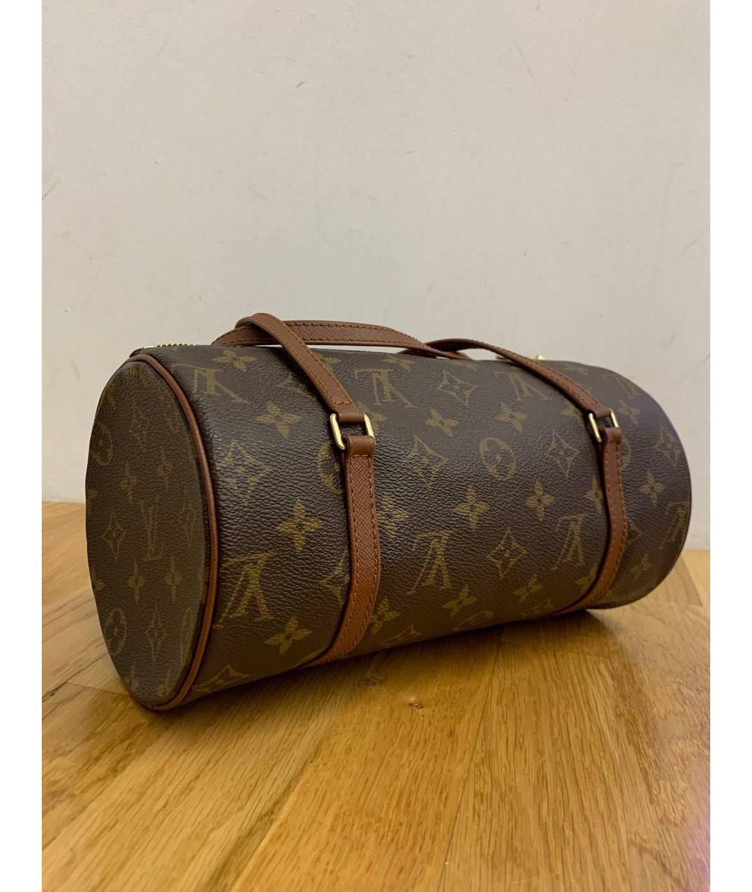 LOUIS VUITTON Коричневая сумка с короткими ручками, фото 2