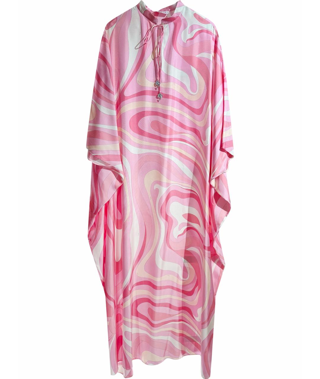 EMILIO PUCCI Розовая шелковая туника, фото 1