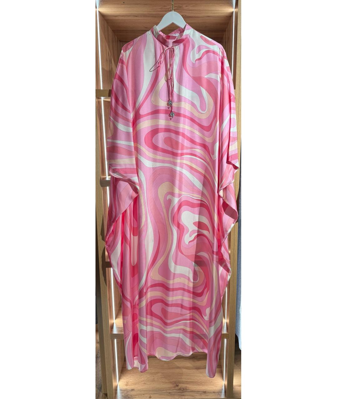 EMILIO PUCCI Розовая шелковая туника, фото 4