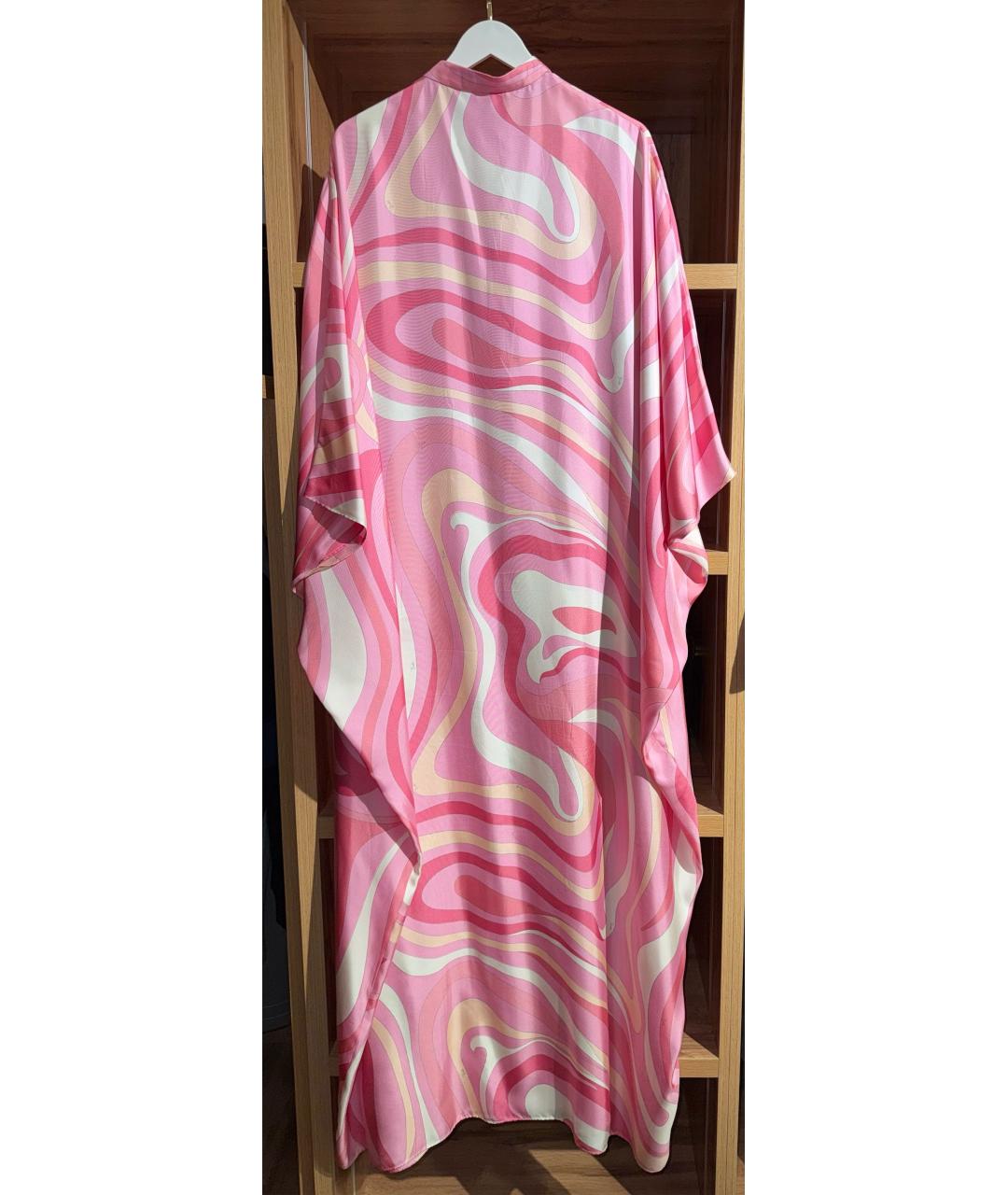 EMILIO PUCCI Розовая шелковая туника, фото 2