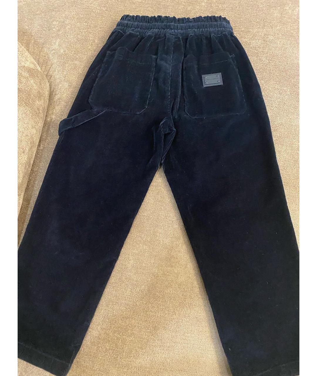 DOLCE & GABBANA KIDS Темно-синие хлопковые детские джинсы, фото 2