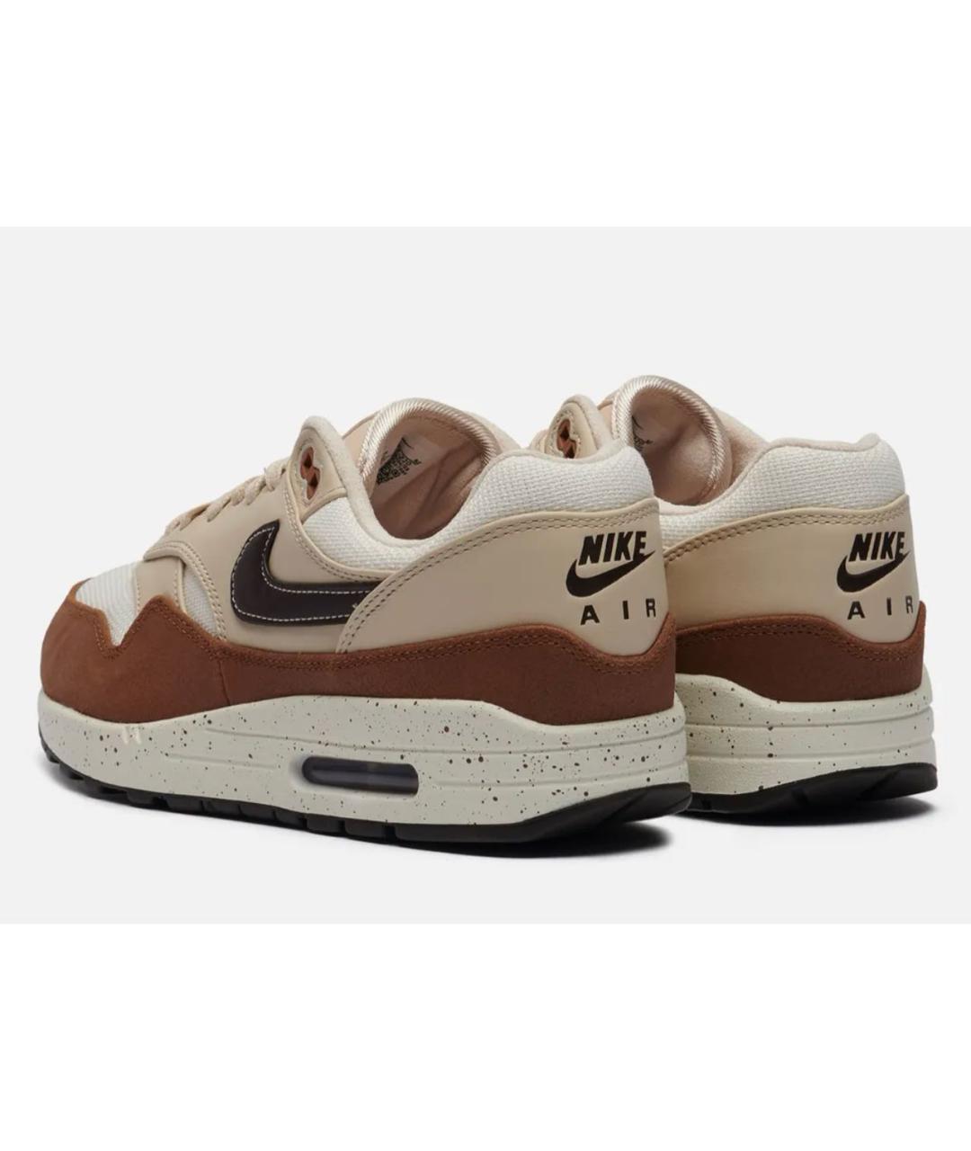 NIKE Бежевые замшевые низкие кроссовки / кеды, фото 4