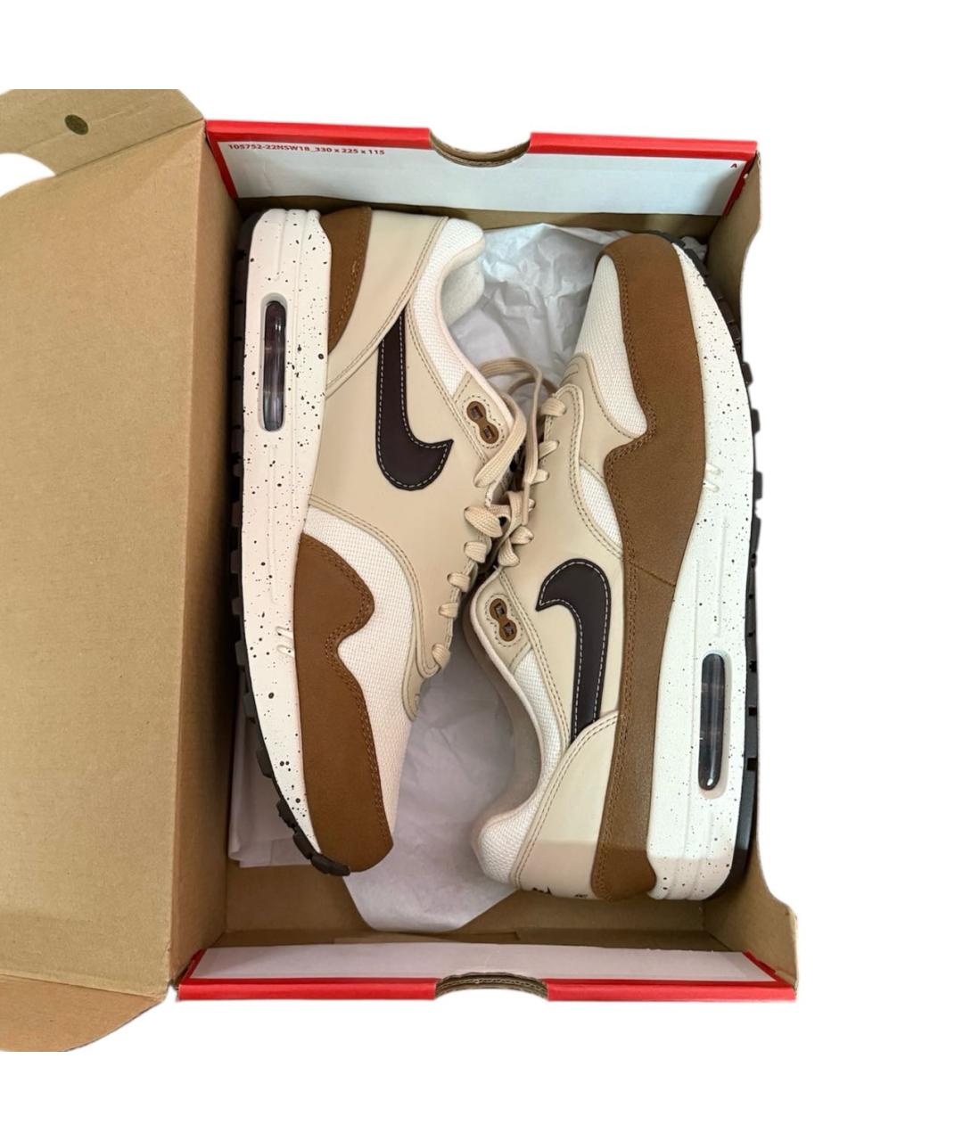 NIKE Бежевые замшевые низкие кроссовки / кеды, фото 5