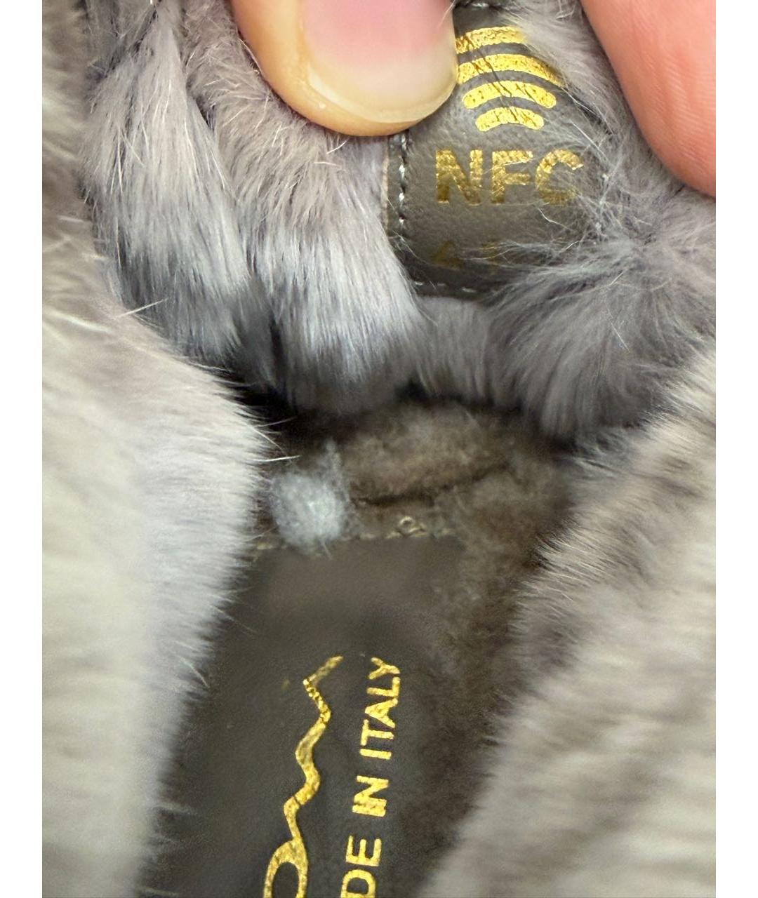 SANTONI Бежевые нубуковые ботинки, фото 5