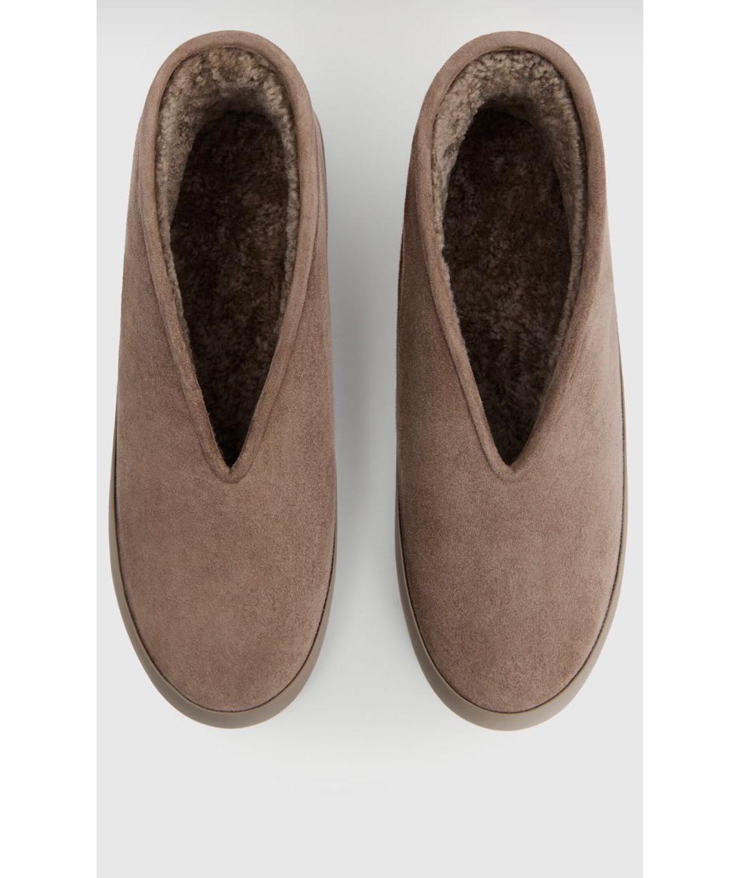 12 STOREEZ Бежевые замшевые лоферы, фото 3