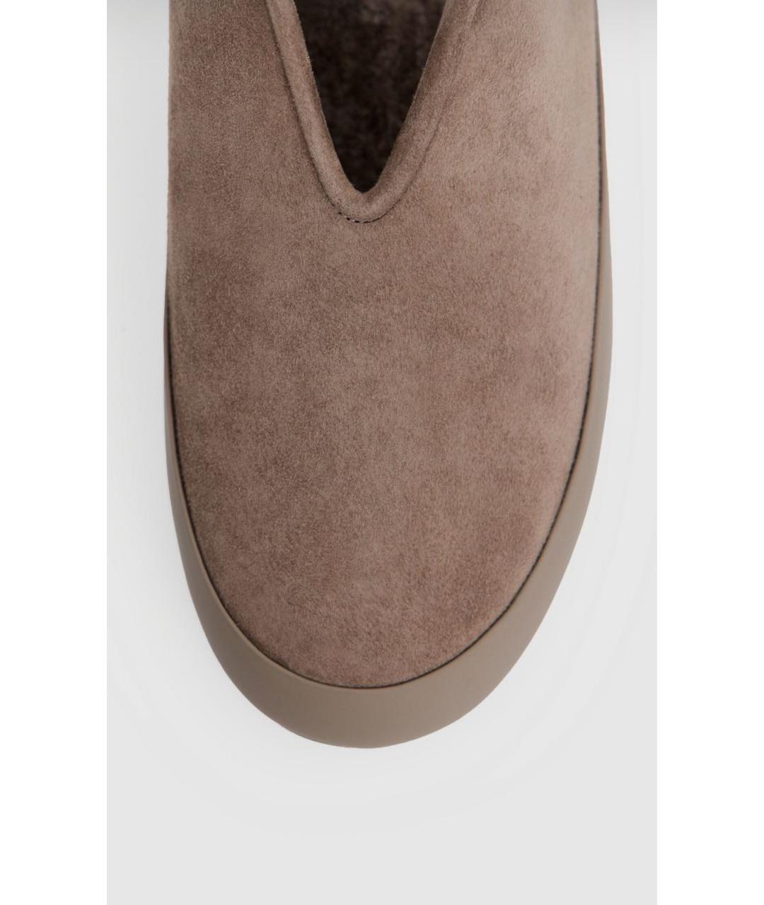 12 STOREEZ Бежевые замшевые лоферы, фото 5