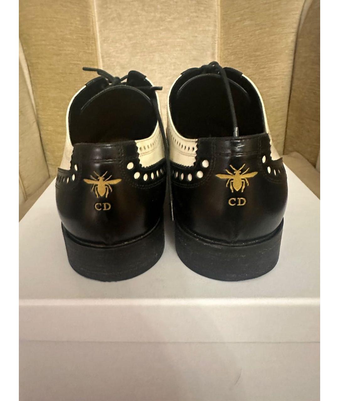 CHRISTIAN DIOR Мульти кожаные брогги и оксфорды, фото 4