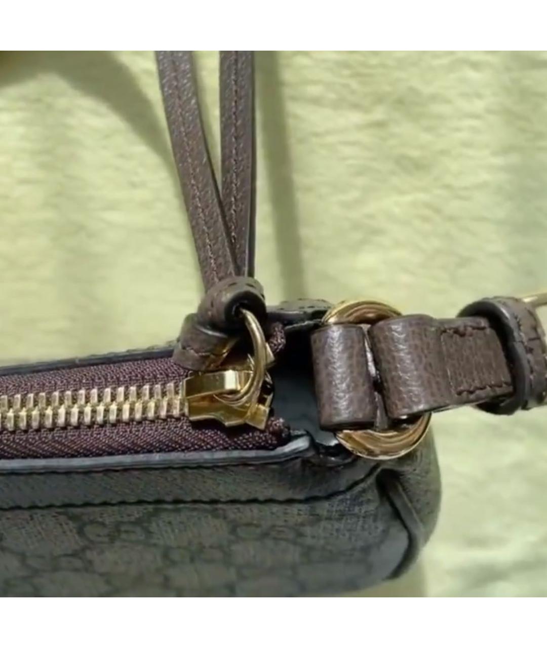 GUCCI Бежевая тканевая сумка через плечо, фото 7