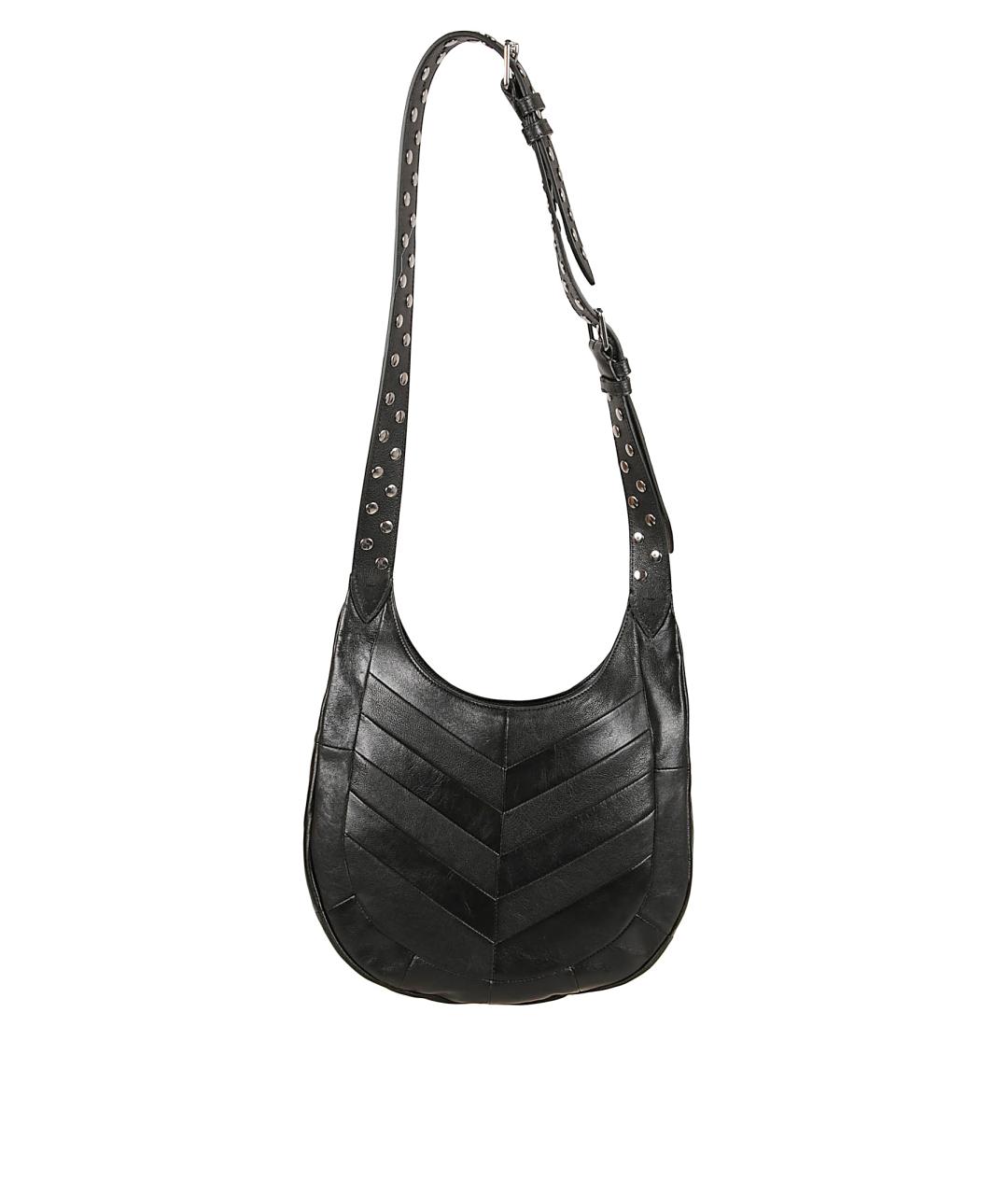 VALENTINO Черная кожаная сумка через плечо, фото 2