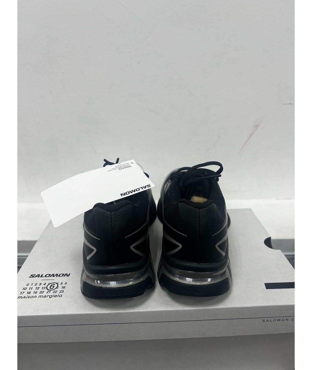 MM6 MAISON MARGIELA Черные текстильные низкие кроссовки / кеды, фото 5