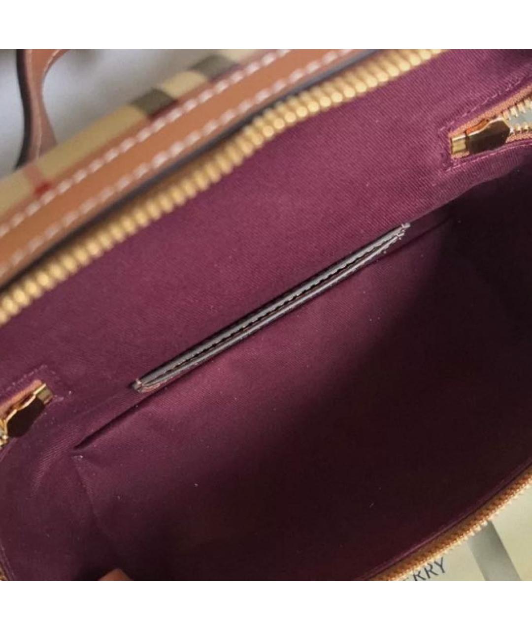 BURBERRY Бежевая сумка с короткими ручками, фото 7