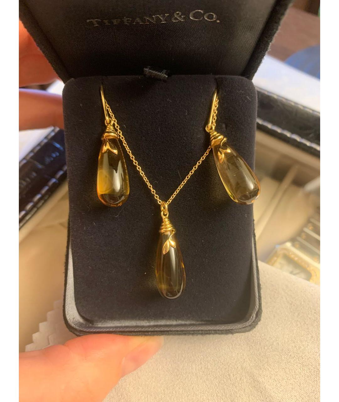 TIFFANY&CO Желтый комплект из желтого золота, фото 9