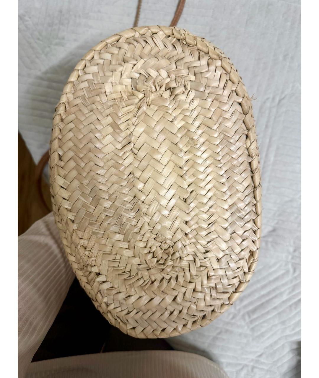 JACQUEMUS Бежевая пляжная сумка, фото 4