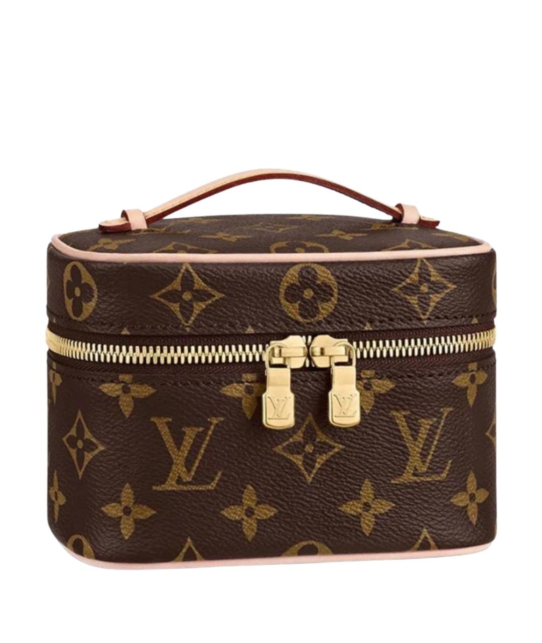 LOUIS VUITTON Коричневая косметичка, фото 1