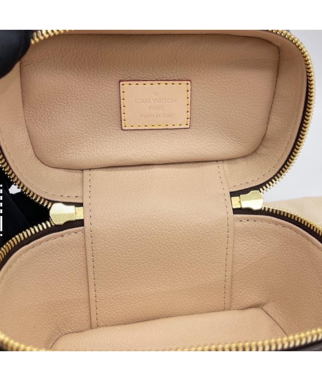 LOUIS VUITTON Коричневая косметичка, фото 5