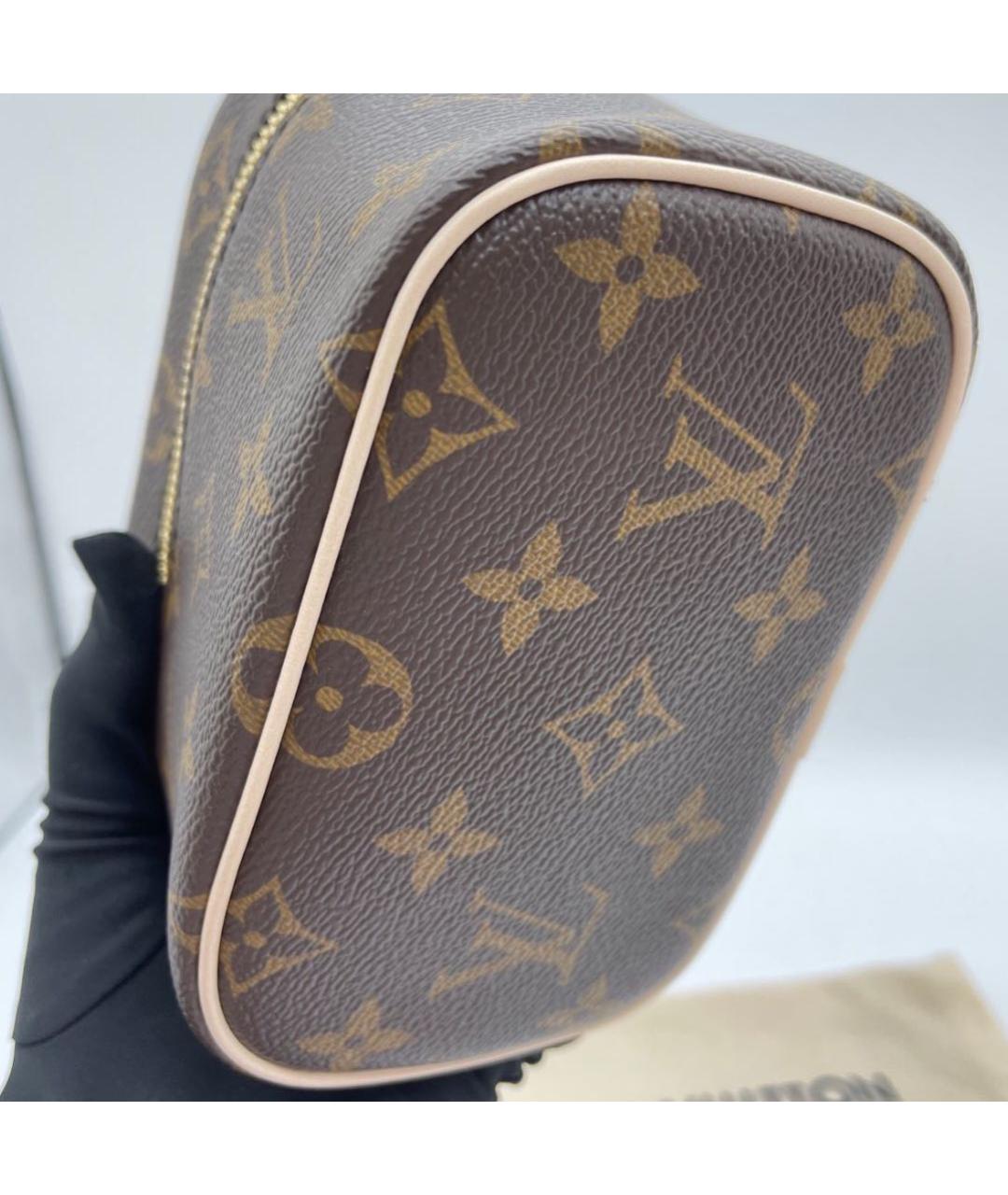 LOUIS VUITTON Коричневая косметичка, фото 2