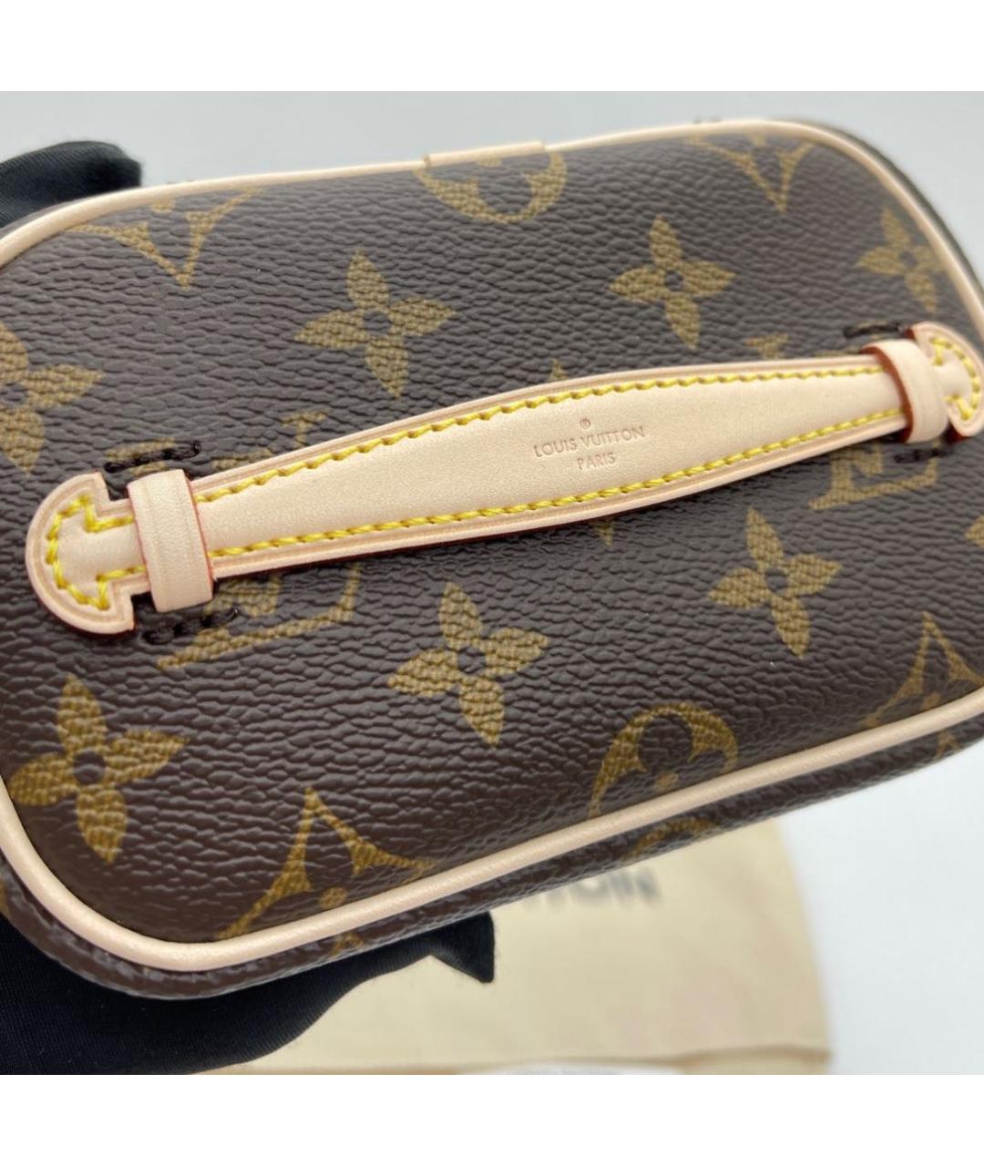 LOUIS VUITTON Коричневая косметичка, фото 3