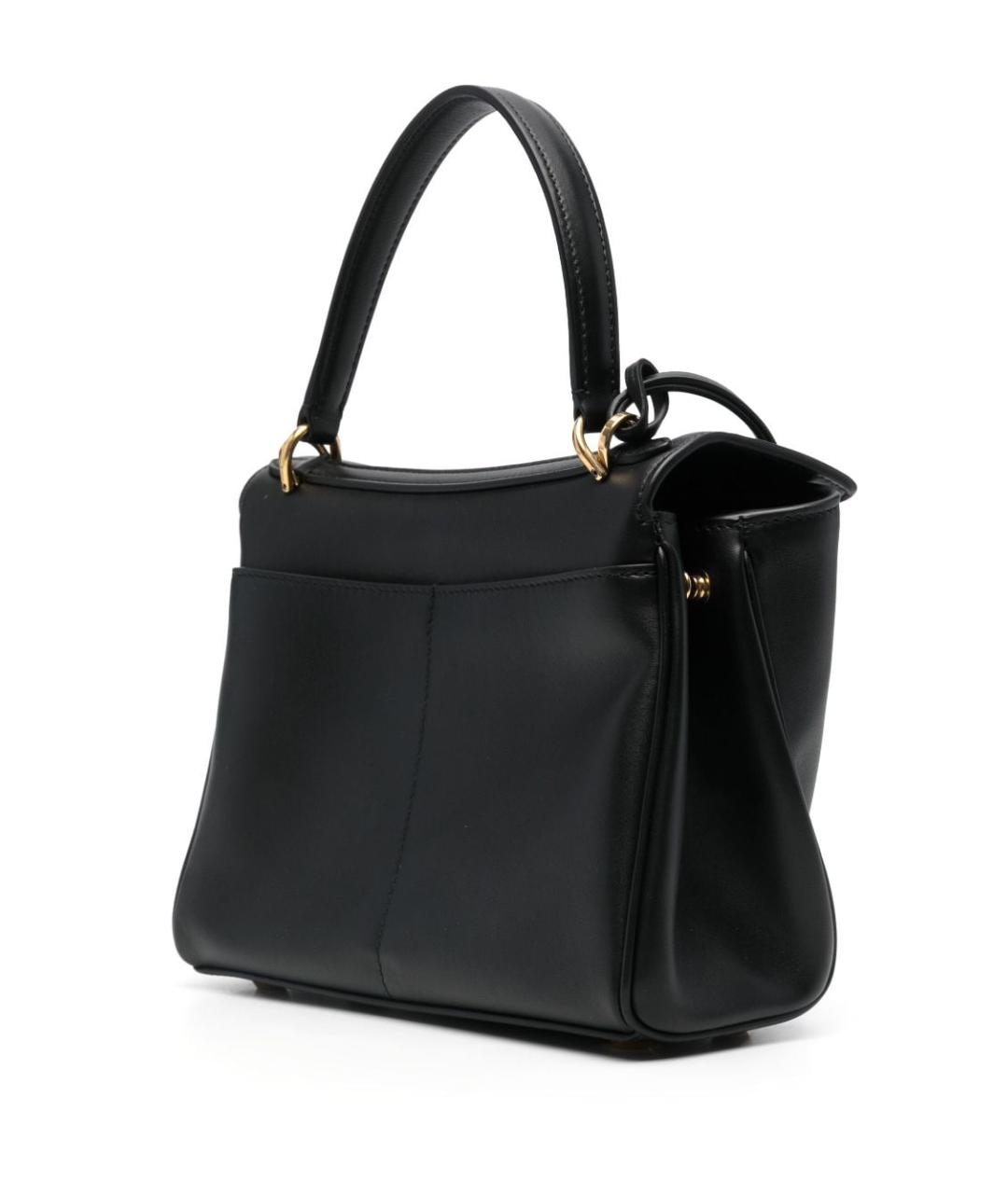 BALENCIAGA Черная кожаная сумка тоут, фото 3