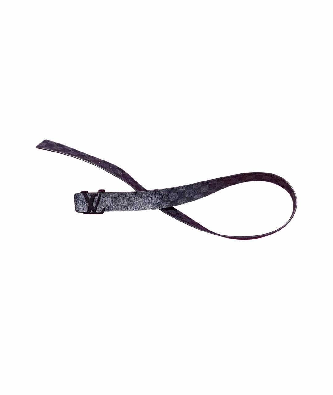 LOUIS VUITTON Черный ремень, фото 1