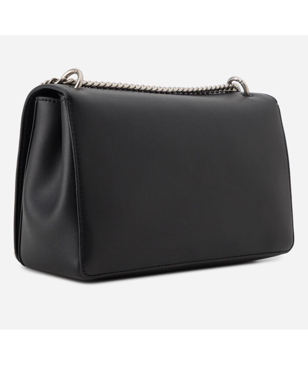 CALVIN KLEIN Черная сумка через плечо из искусственной кожи, фото 2