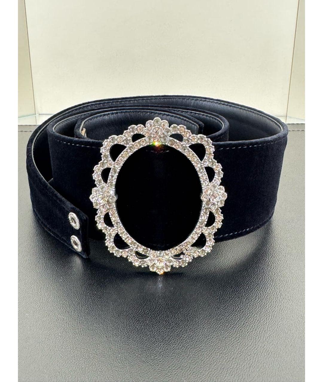 CHANEL Черный кожаный ремень, фото 7