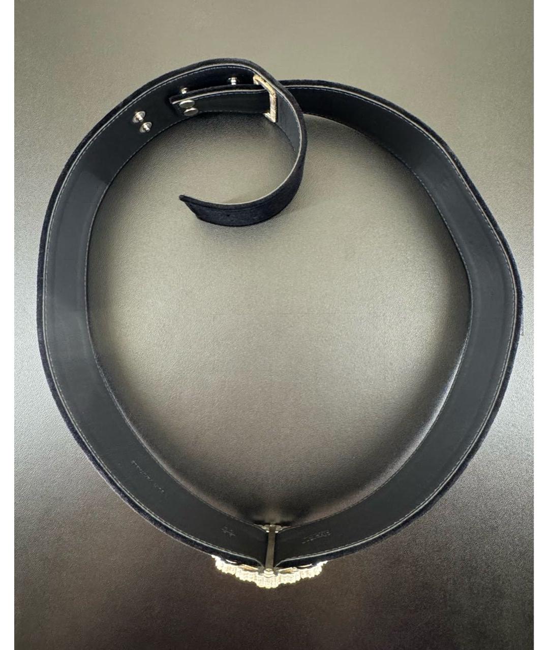 CHANEL Черный кожаный ремень, фото 4