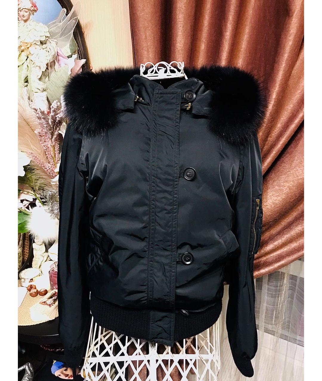 GUCCI Черный полиэстеровый пуховик, фото 8