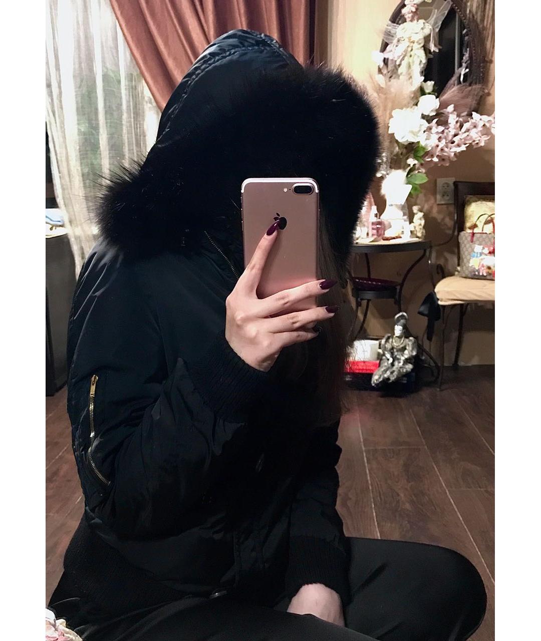 GUCCI Черный полиэстеровый пуховик, фото 6