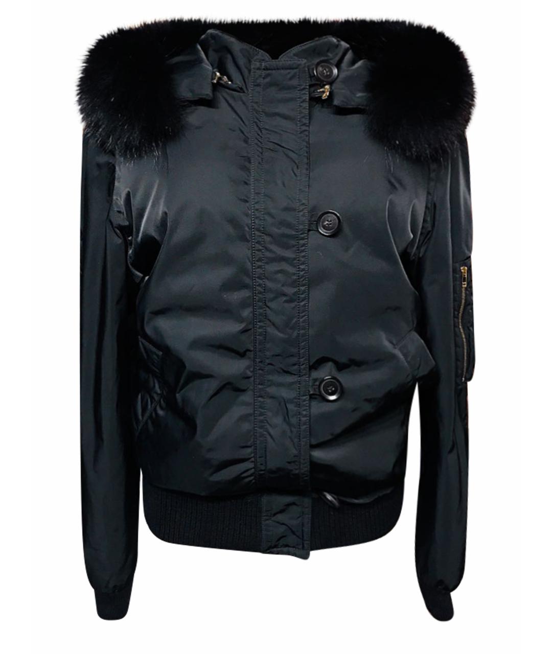 GUCCI Черный полиэстеровый пуховик, фото 1