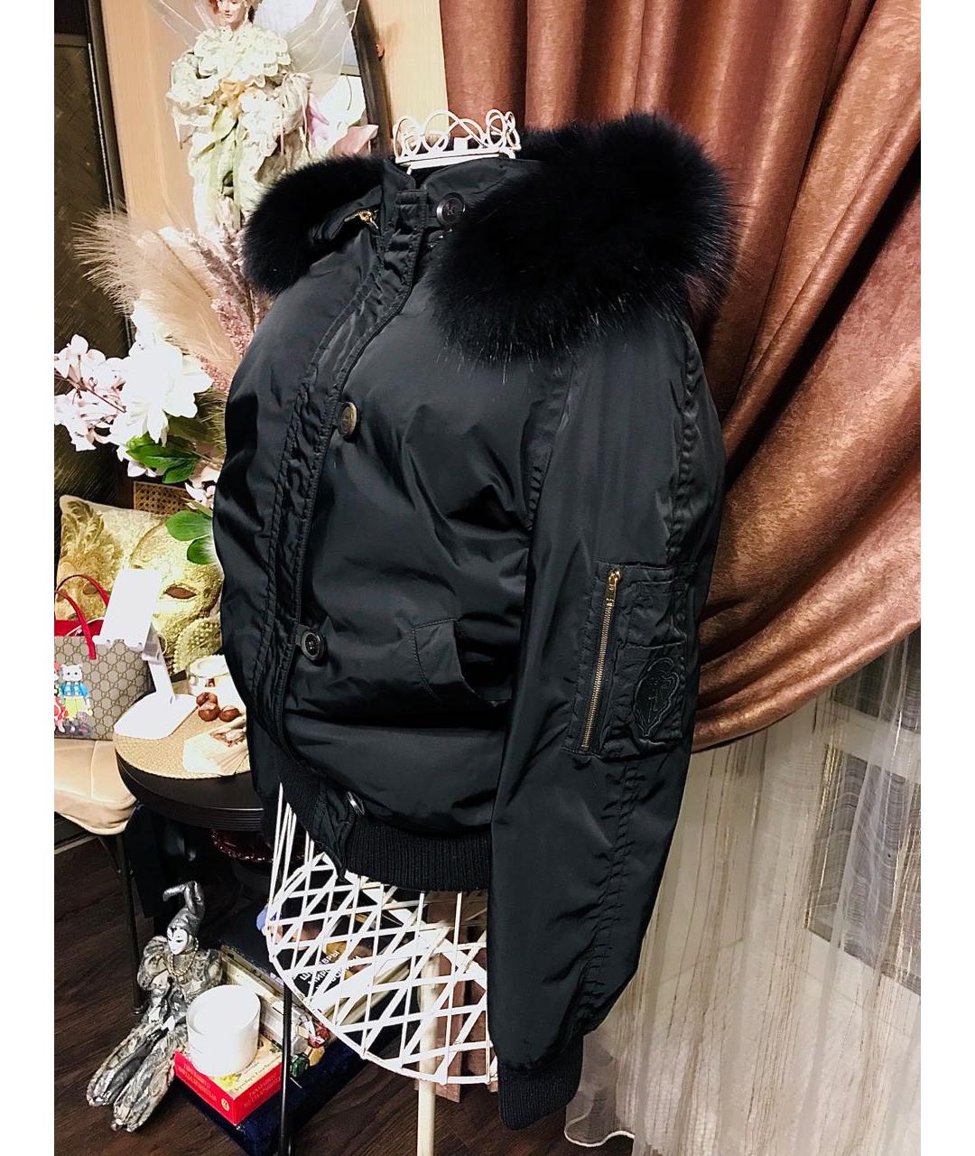 GUCCI Черный полиэстеровый пуховик, фото 3