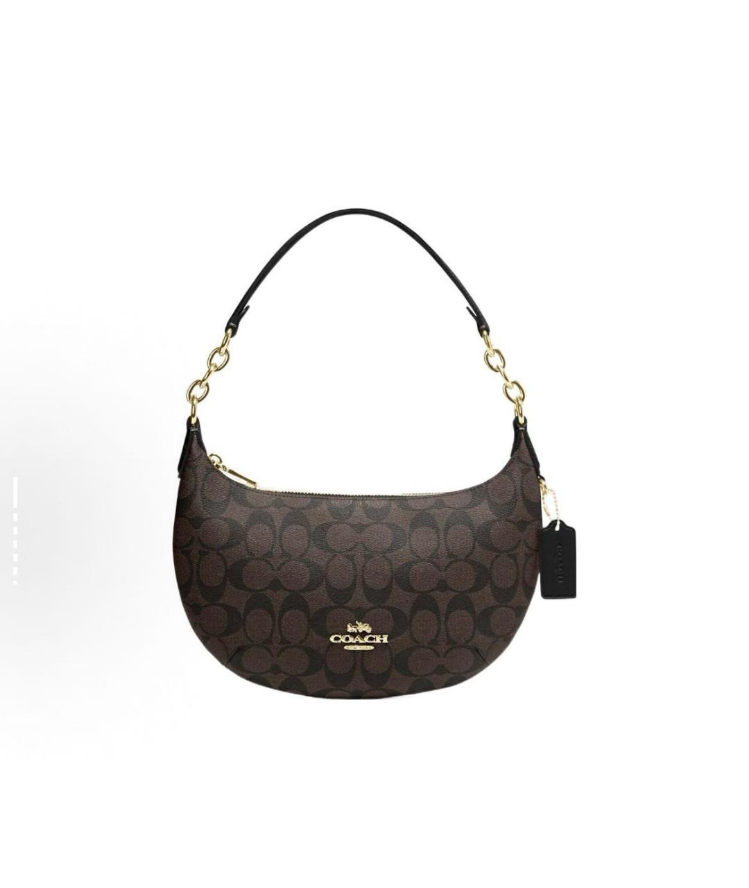 COACH Коричневая сумка через плечо, фото 3
