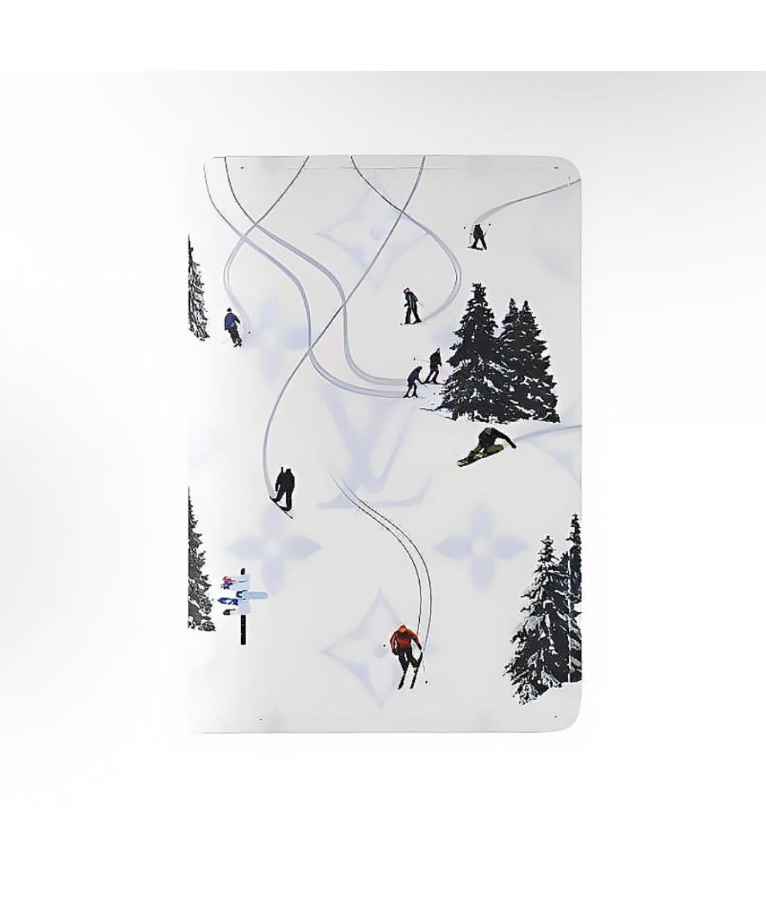 LOUIS VUITTON Белый кожаный кошелек, фото 6