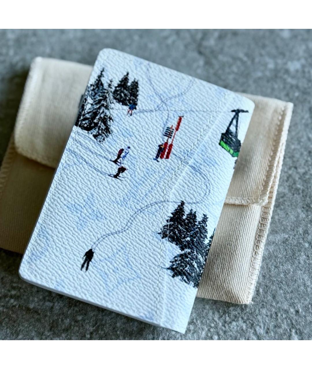 LOUIS VUITTON Белый кожаный кошелек, фото 3