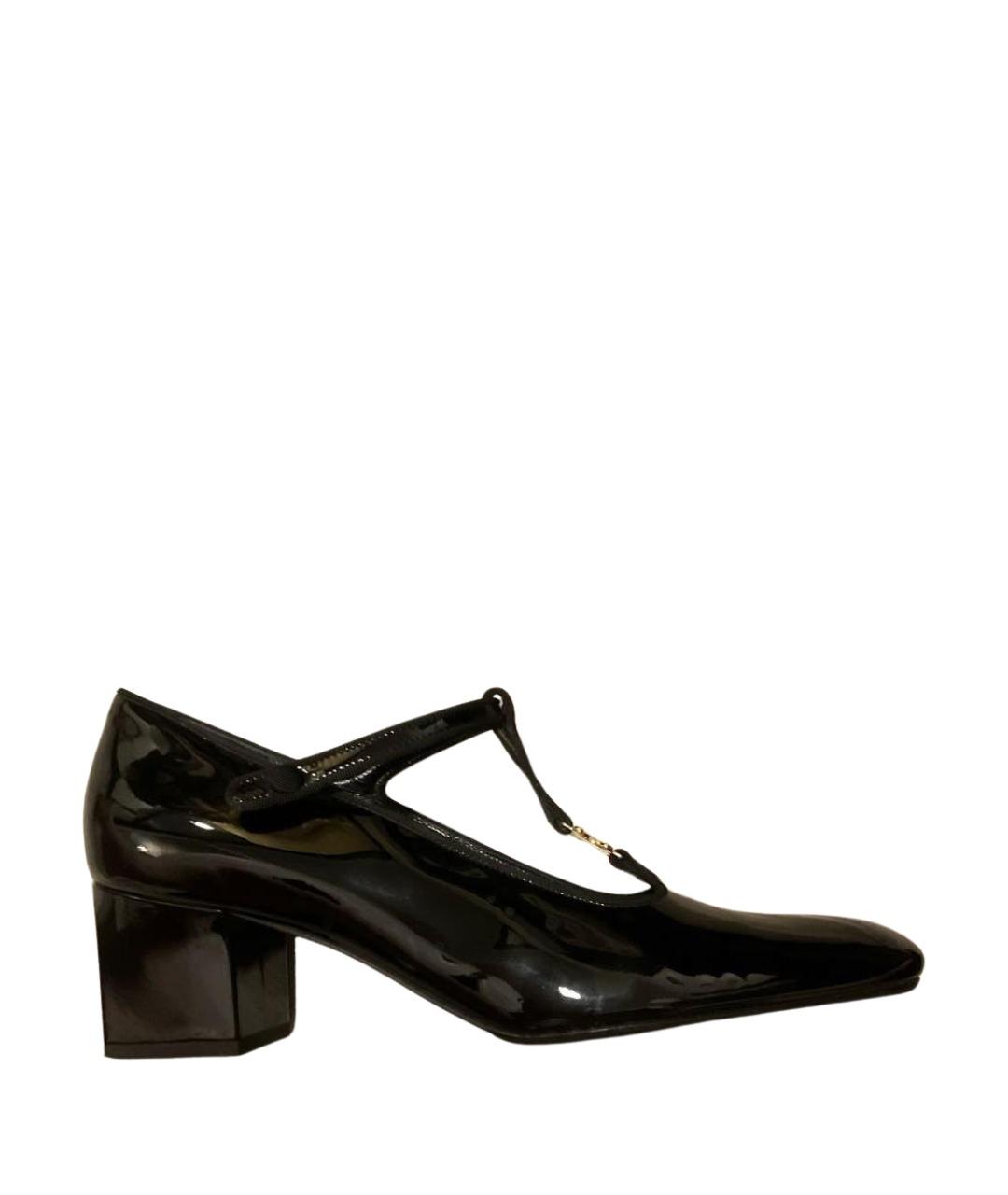 CELINE Черные туфли из лакированной кожи, фото 1