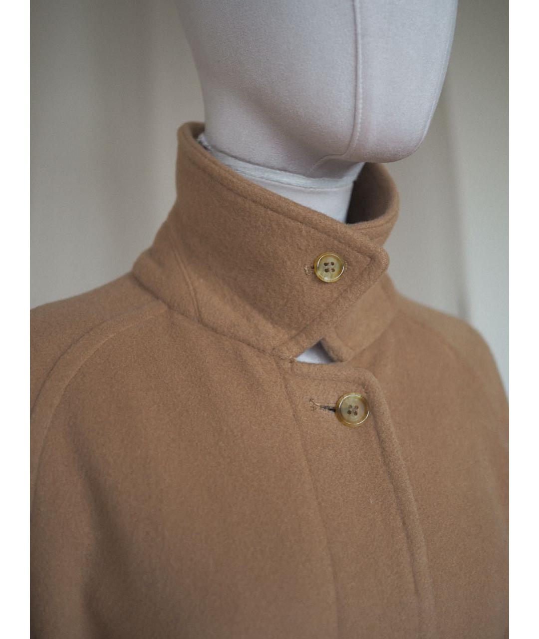 BURBERRY Бежевое шерстяное пальто, фото 4