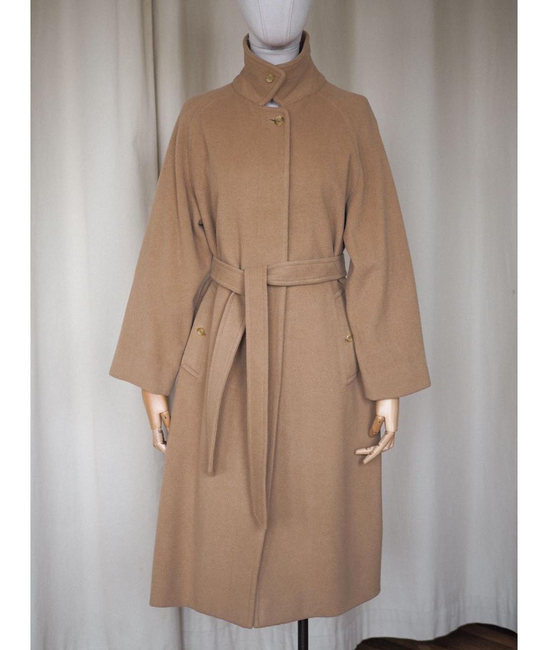 BURBERRY Бежевое шерстяное пальто, фото 9