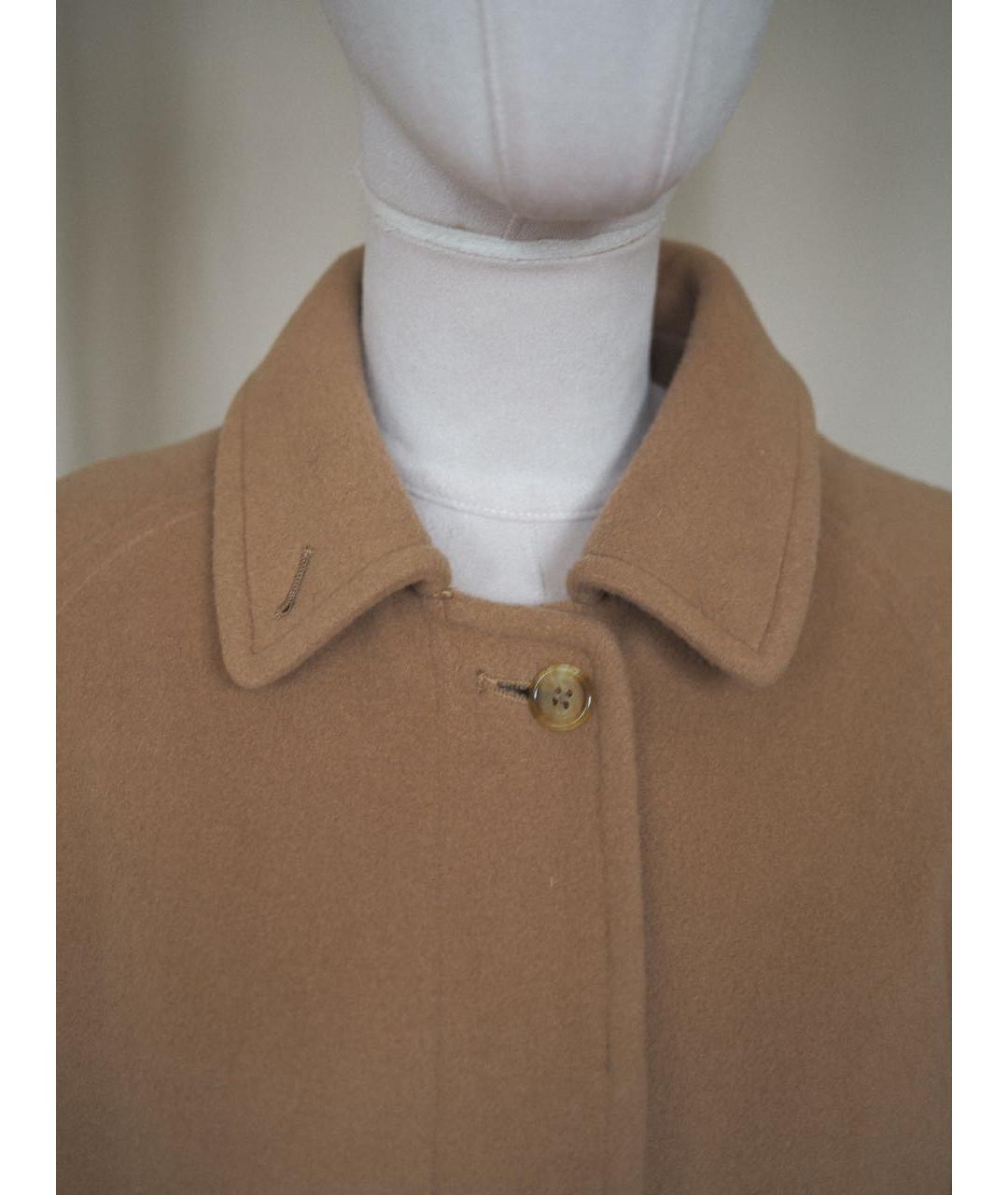 BURBERRY Бежевое шерстяное пальто, фото 3
