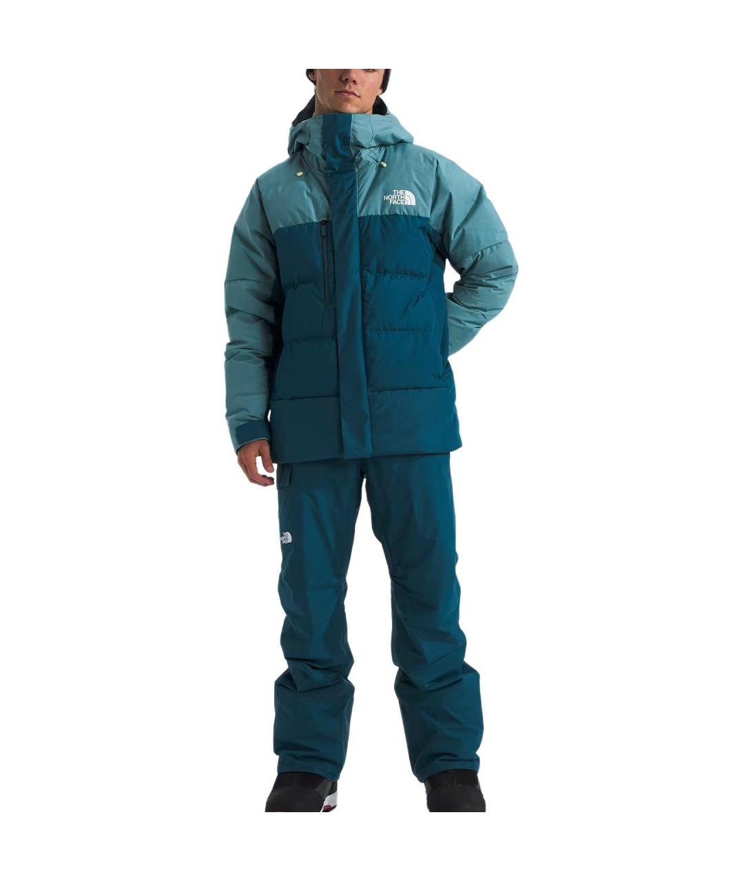 THE NORTH FACE Синий полиамидовый пуховик, фото 2