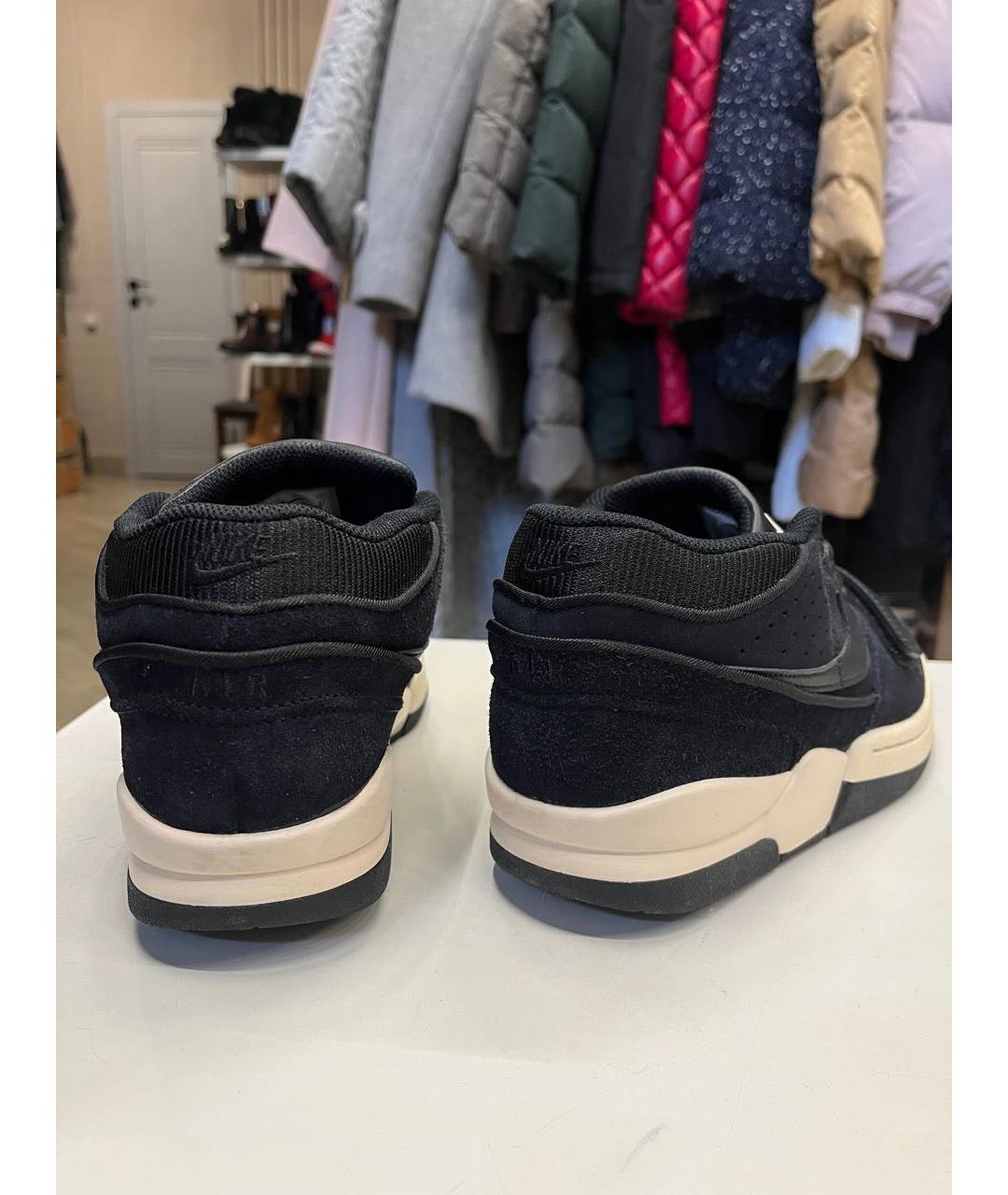 NIKE Черные замшевые низкие кроссовки / кеды, фото 4