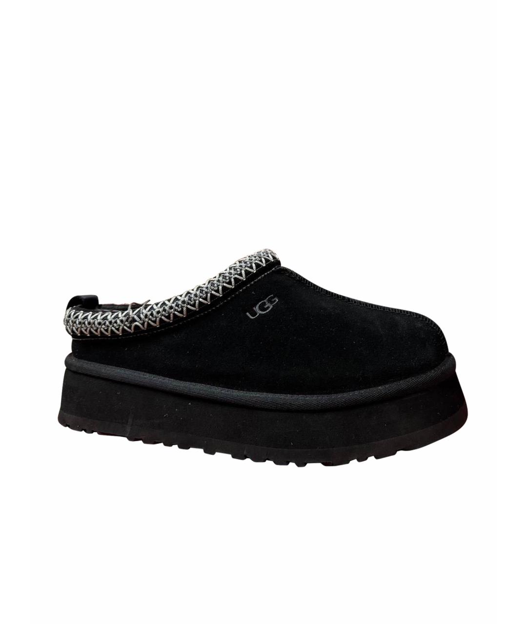 UGG AUSTRALIA Черные замшевые ботинки, фото 1