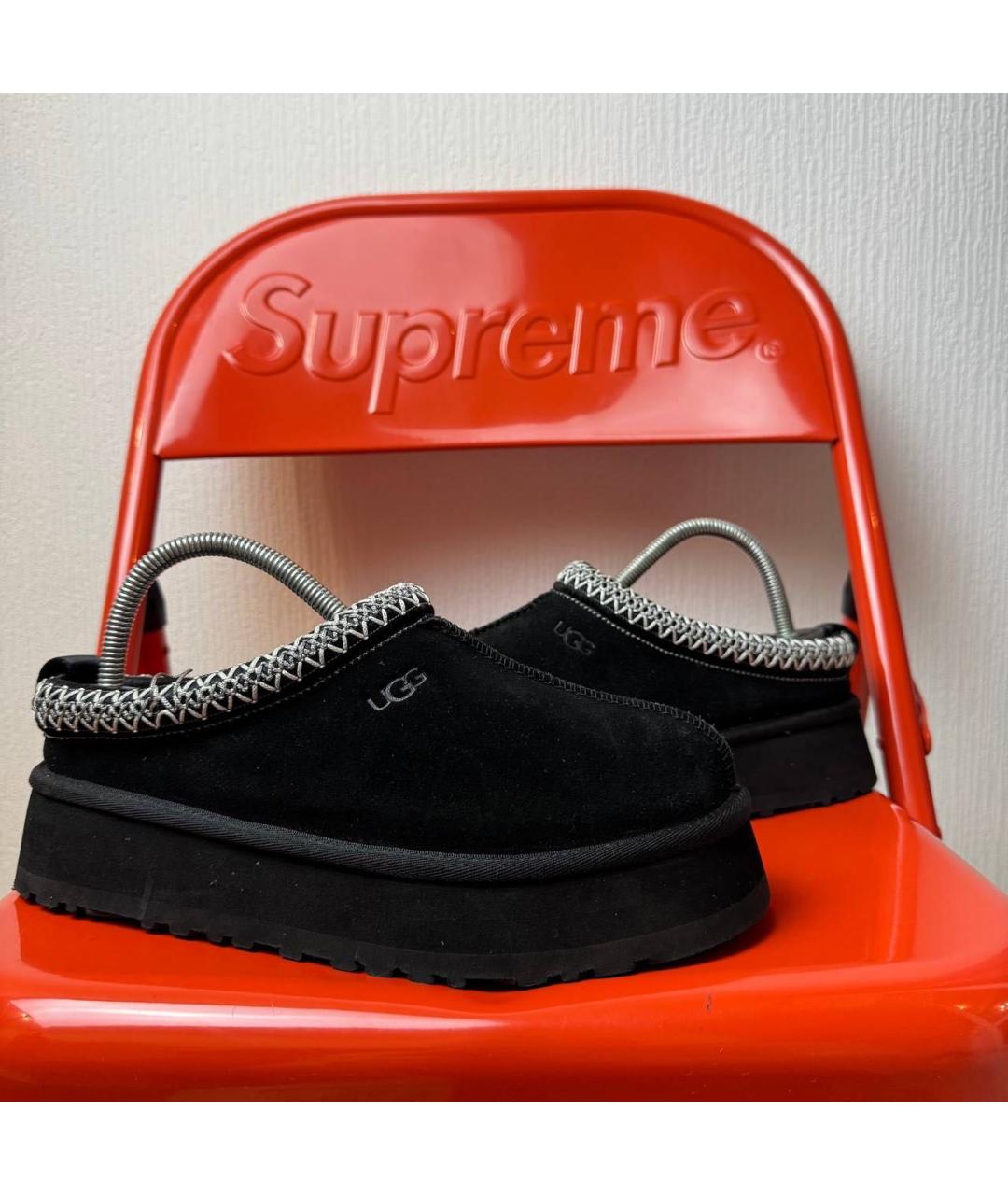 UGG AUSTRALIA Черные замшевые ботинки, фото 6